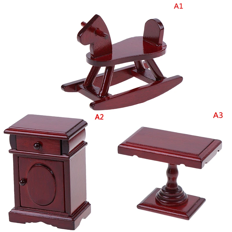 Wooden Rocking Horse Chair Nursery Room Furniture 1:12 Doll House Accessories Toys for Children Dollhouse Miniature
Wooden Rocking Horse Chair Nursery Room Furniture 1:12 Doll House Accessories Toys for Children Dollhouse Miniature