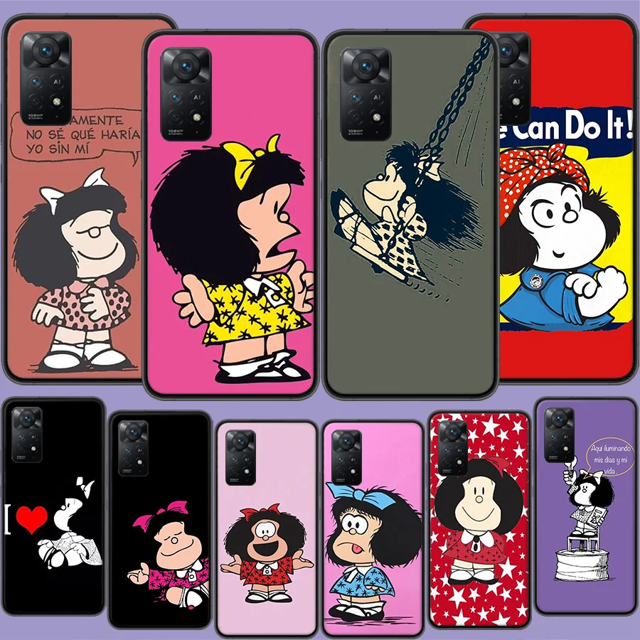 Cute Mafaldas Phone Case For Xiaomi Redmi Note 12 Pro Plus 5G 11 11E Pro 10 9 8 7 11T 11S 10S 4G 9T 8T 9S Capa Coque
Cute Mafaldas Phone Case For Xiaomi Redmi Note 12 Pro Plus 5G 11 11E Pro 10 9 8 7 11T 11S 10S 4G 9T 8T 9S Capa Coque