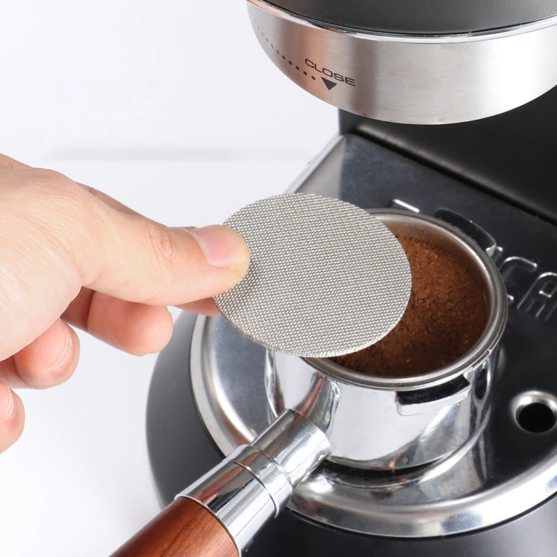 51/54/58mm Reusable Coffee Filter Screen Mesh Portafilter Barista Coffee Making Puck Screen for Espresso Machine mesh machine
51/54/58mm Reusable Coffee Filter Screen Mesh Portafilter Barista Coffee Making Puck Screen for Espresso Machine mesh machine