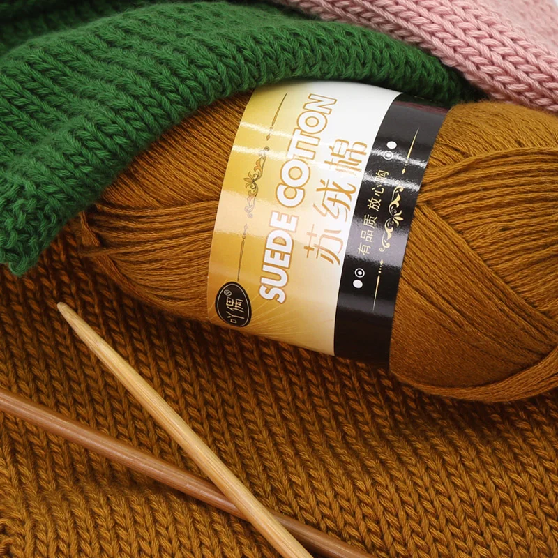 100g Close Skin Velvet Cotton Yarn Pure Color Soft Warm for Hand Woven Crochet Hat Scarves Coat Glove Doll DIY Handicrafts
100g Close Skin Velvet Cotton Yarn Pure Color Soft Warm for Hand Woven Crochet Hat Scarves Coat Glove Doll DIY Handicrafts