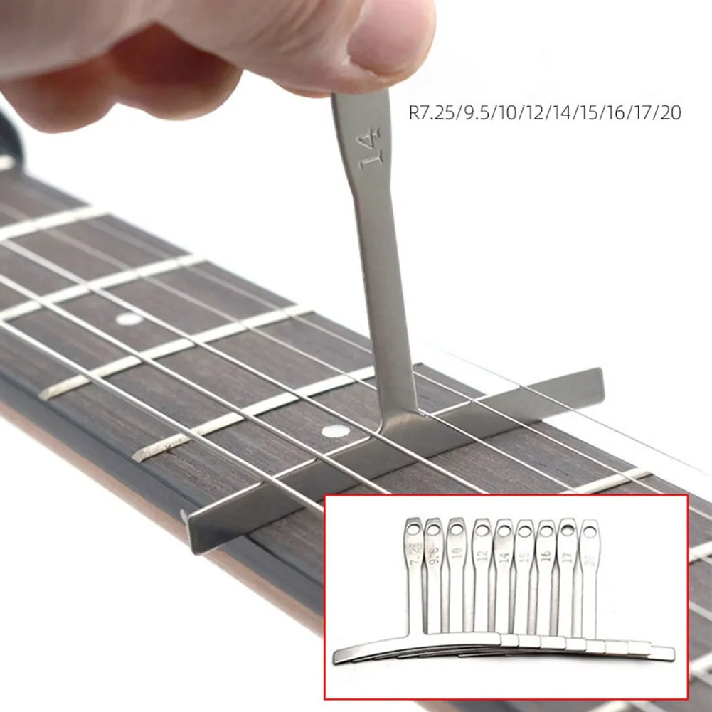 9Pcs Guitar Under String Radius Gauge Stainless Steel Guitar Builder Luthier Tools Bass Strings Repair Set Bass String
9Pcs Guitar Under String Radius Gauge Stainless Steel Guitar Builder Luthier Tools Bass Strings Repair Set Bass String