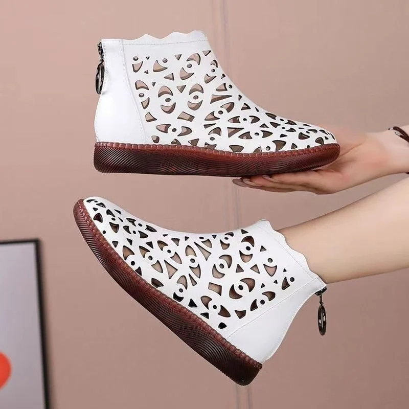 Back Zipper Sandals for Women 2022 Summer Hollow Out Breathable Thick Bottom Ladies Sandals High Gang Comfortable Shoes Women
Back Zipper Sandals for Women 2022 Summer Hollow Out Breathable Thick Bottom Ladies Sandals High Gang Comfortable Shoes Women