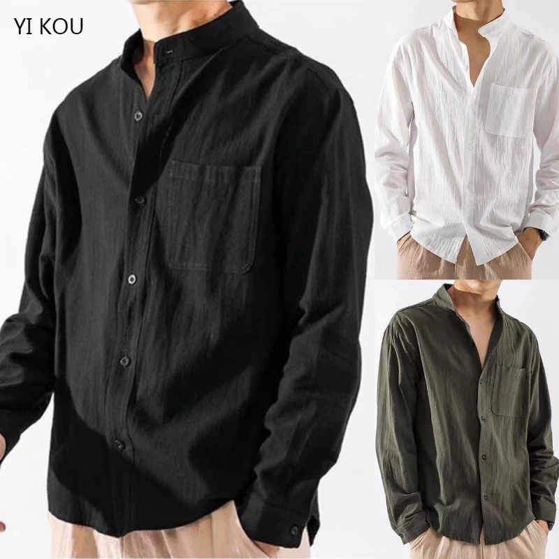 2022 New Linen Shirt Men's Long Sleeve Men's Shirt Loose Large Size Men's Jacket Cotton Linen Casual Top men clothing
2022 New Linen Shirt Men's Long Sleeve Men's Shirt Loose Large Size Men's Jacket Cotton Linen Casual Top men clothing