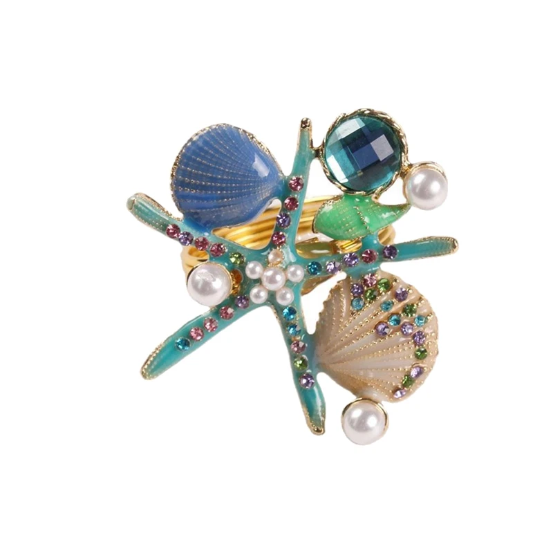 8 шт., кольца для салфеток в виде морской звезды
8 шт., кольца для салфеток в виде морской звезды