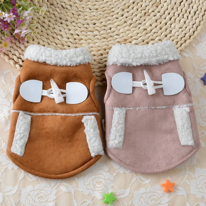 Pet clothes Teddy dog clothes Polar fleece winter warm dog clothes Pet clothes dog clothes for small dogs chihuahua clothes
Pet clothes Teddy dog clothes Polar fleece winter warm dog clothes Pet clothes dog clothes for small dogs chihuahua clothes