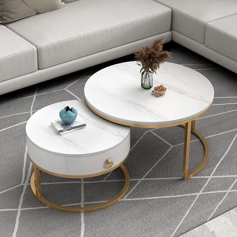 Nordic Rock Plate Coffee Table Family Living Room Small Apartment Simple Modern Round Celebrity Luxury Coffee Nordic Furniture
Nordic Rock Plate Coffee Table Family Living Room Small Apartment Simple Modern Round Celebrity Luxury Coffee Nordic Furniture