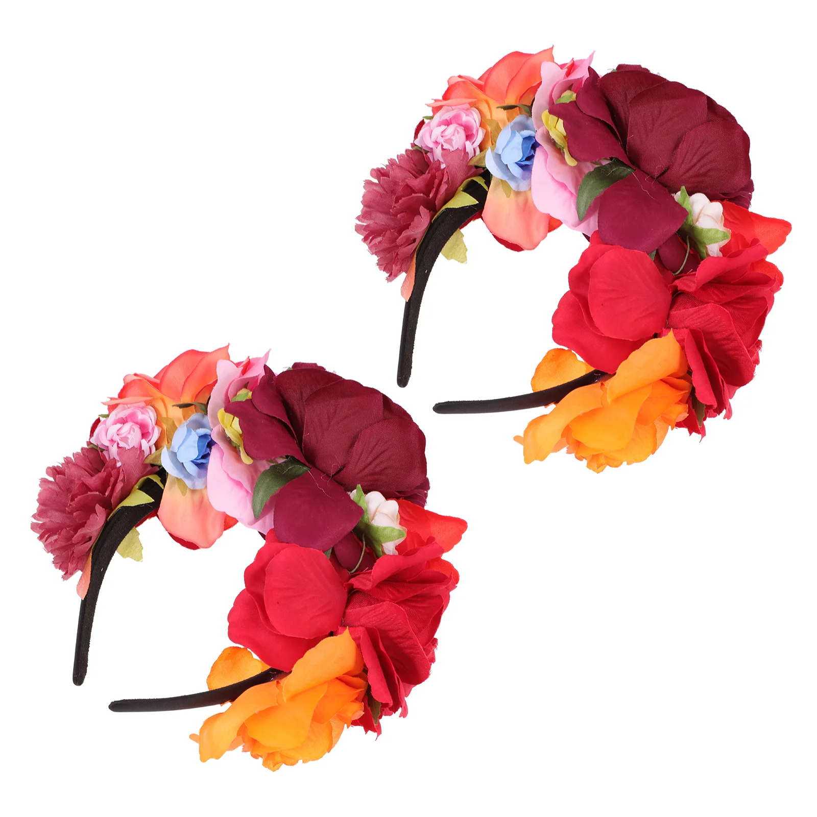 2Pcs Headdress Flower Hair Hoops Colorful Hair Hoops Hair Accessories for Photography Decor
2Pcs Headdress Flower Hair Hoops Colorful Hair Hoops Hair Accessories for Photography Decor