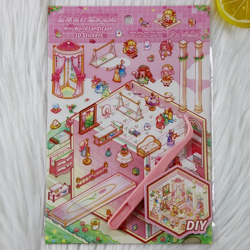 Мини-наклейки с мультяшным ландшафтом 
Мини-наклейки с мультяшным ландшафтом