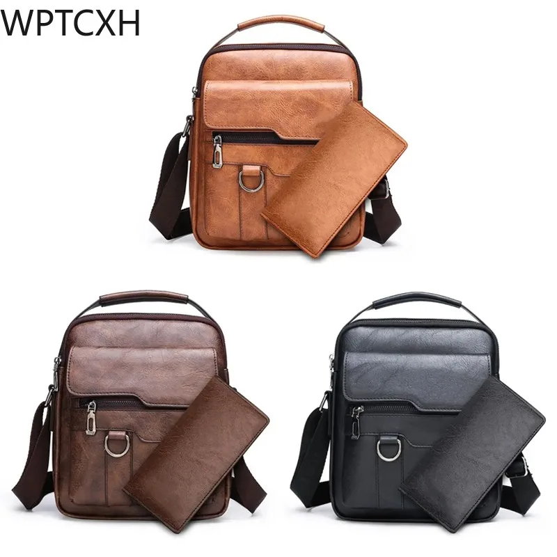 Wholesale China Classic Fashion Crossbody Bag PU Leather Black Messenger Men Sling Bag Two Piece Crossbody Bag Shoulder Bag
Wholesale China Classic Fashion Crossbody Bag PU Leather Black Messenger Men Sling Bag Two Piece Crossbody Bag Shoulder Bag