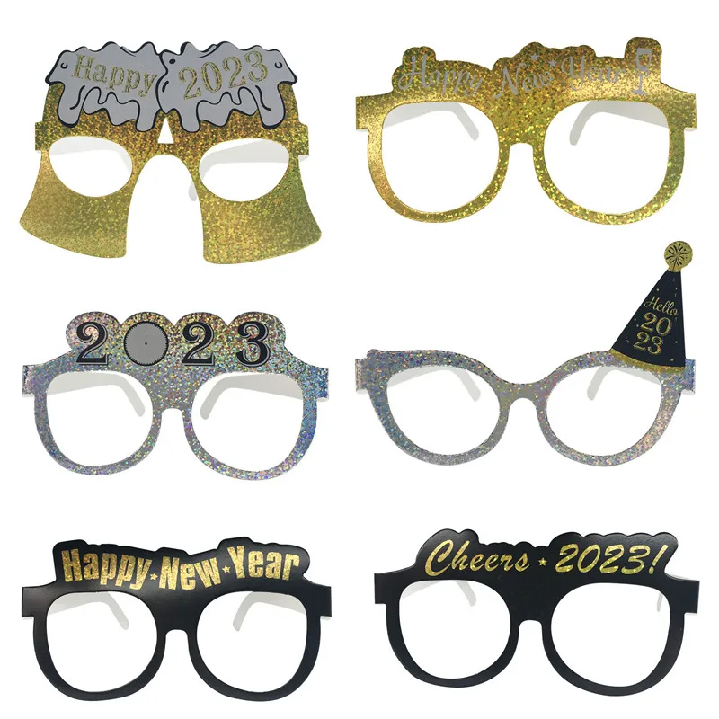 6Pcs Happy New Year 2023 Paper Glasses Celebration New Year Party Eyeglasses Frame Kids Adult Photo Booth Props Xmas Supplies
6Pcs Happy New Year 2023 Paper Glasses Celebration New Year Party Eyeglasses Frame Kids Adult Photo Booth Props Xmas Supplies