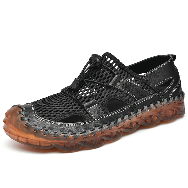 New Summer Men's Sandals High Quality Leather Casual Sneakers Beach Outdoor Slippers Men's Sandals Breathable Non-Slip
New Summer Men's Sandals High Quality Leather Casual Sneakers Beach Outdoor Slippers Men's Sandals Breathable Non-Slip