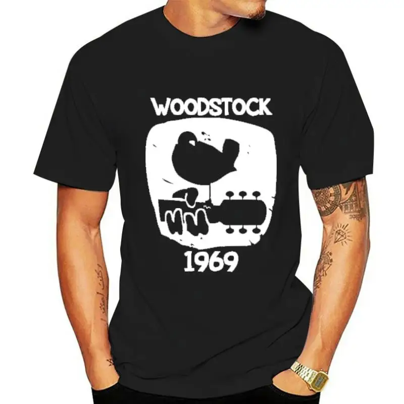 1969 Винтажная Футболка Woodstock, мужская и женская футболка с коротким рукавом, с принтом в виде музыки, Детская футболка