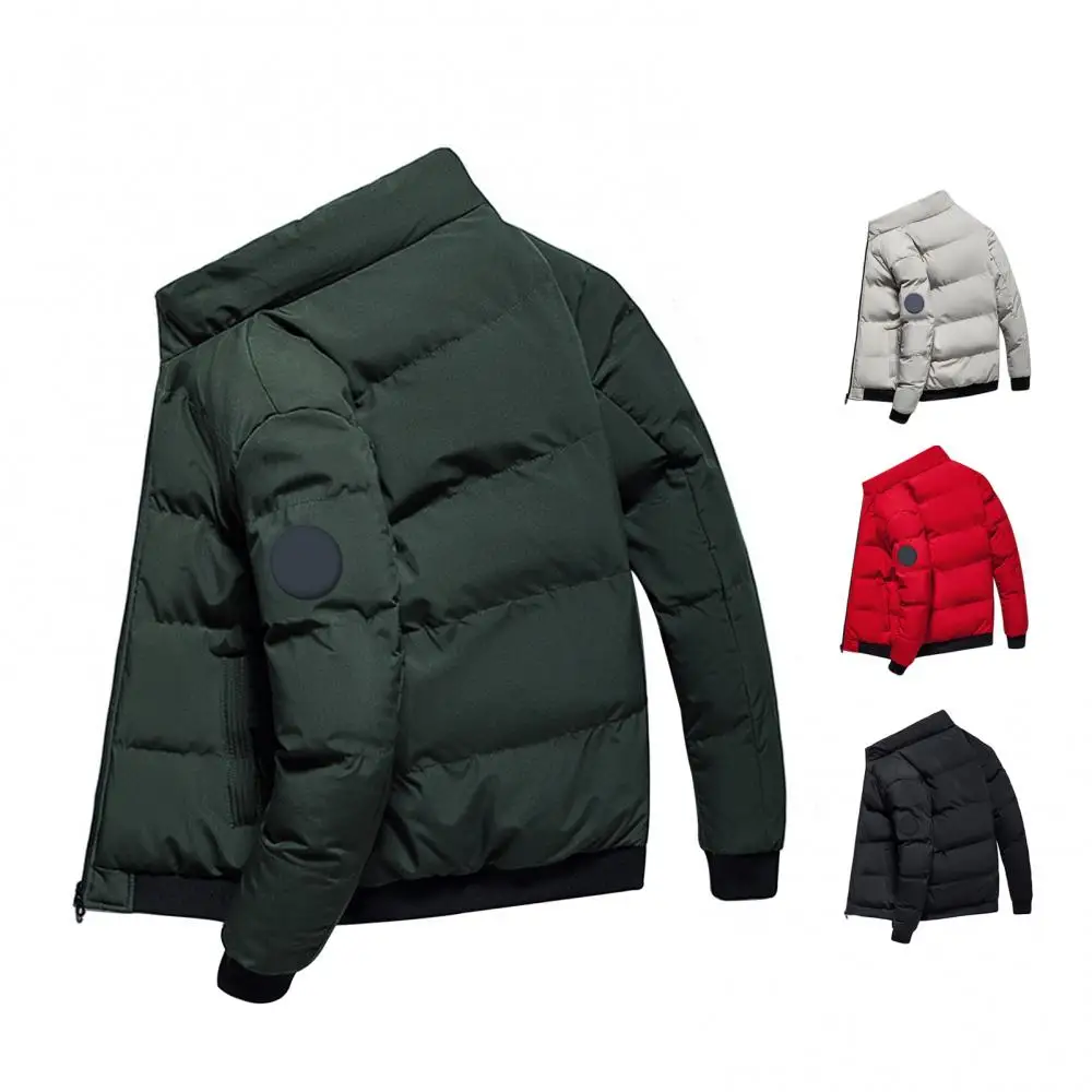 Down Coat Winter Warm Long Sleeve Pockets Stand Collar Jacket Thick Autumn Men Jacket
Down Coat Winter Warm Long Sleeve Pockets Stand Collar Jacket Thick Autumn Men Jacket