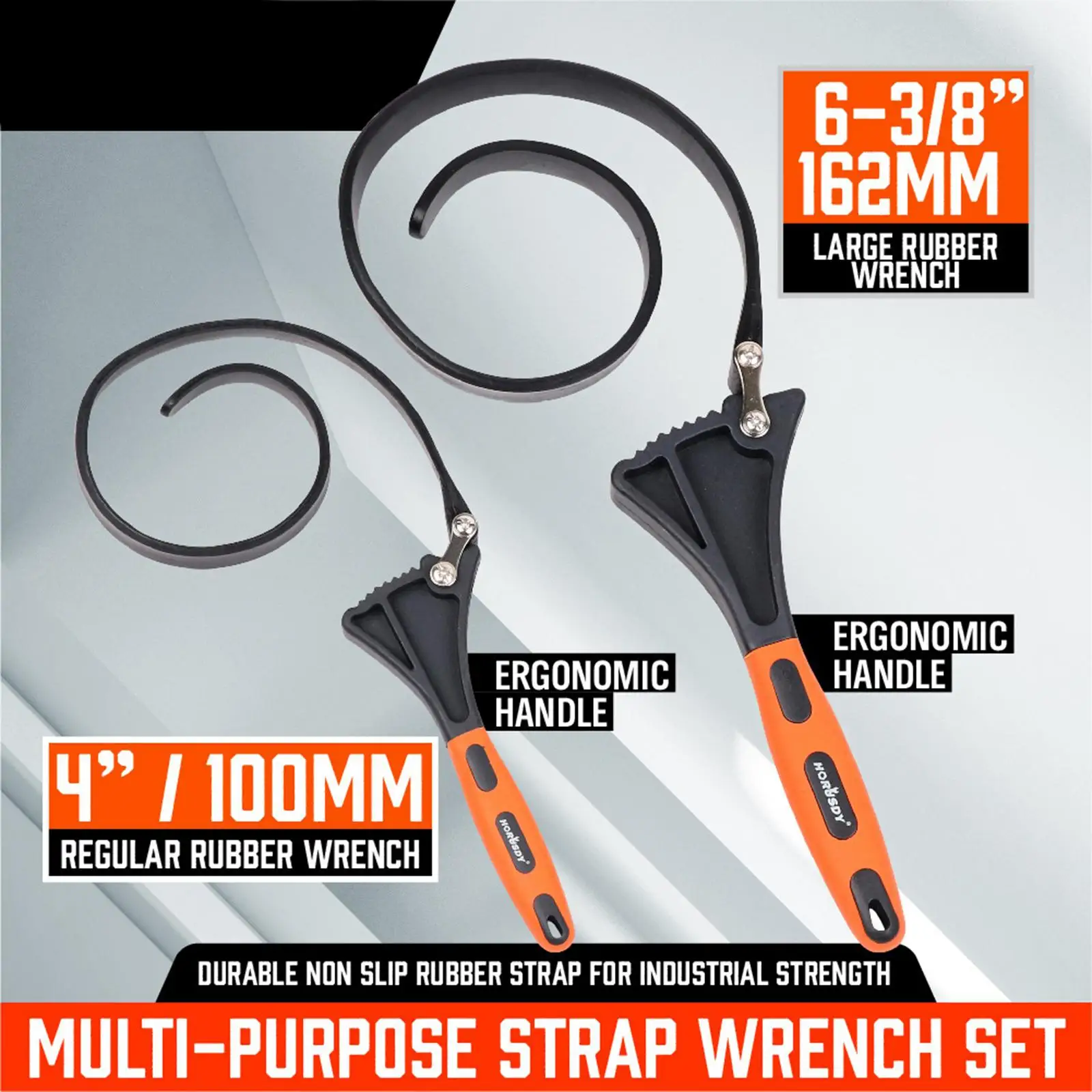 2x Upgrade Strap Wrench Set 162mm 100mm Flexible Plumbing Tool Anti Slip
2x Upgrade Strap Wrench Set 162mm 100mm Flexible Plumbing Tool Anti Slip