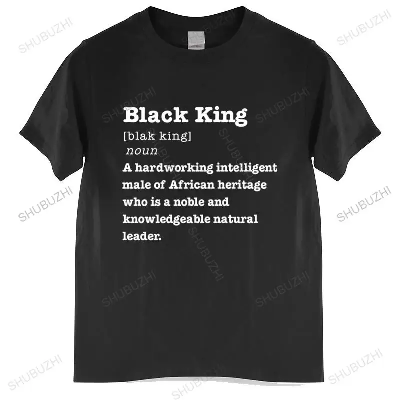 Fashion brand t shirt mens Novelty Women Black King Definition African Pride Melanin Educated unisex t-shirt teenagers cool tops
Fashion brand t shirt mens Novelty Women Black King Definition African Pride Melanin Educated unisex t-shirt teenagers cool tops