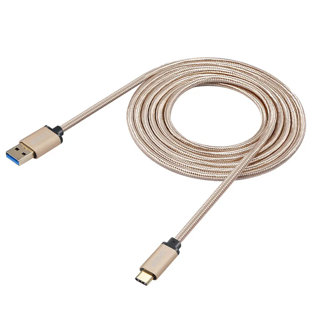 

2M Cable Durable Lightweight Safe Metal shell Nylon Braided Large Current USB3.0A to USB Type-C Charging Data Charger