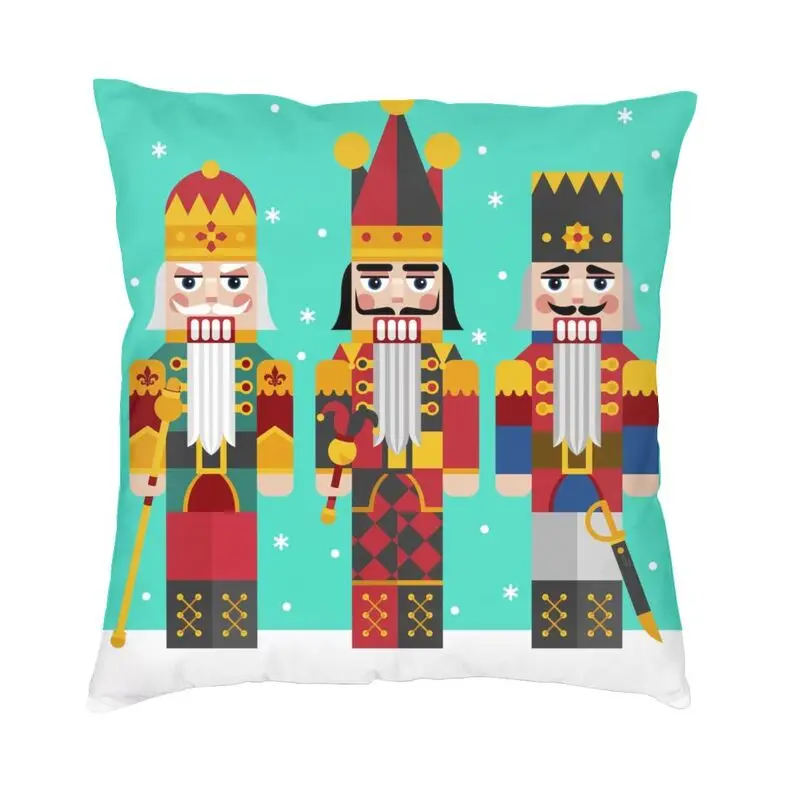 The Christmas Nutcrackers Pillow Case Decoration King Jester And Soldier Cushions Throw Pillow for Car Double-sided Printing
The Christmas Nutcrackers Pillow Case Decoration King Jester And Soldier Cushions Throw Pillow for Car Double-sided Printing
