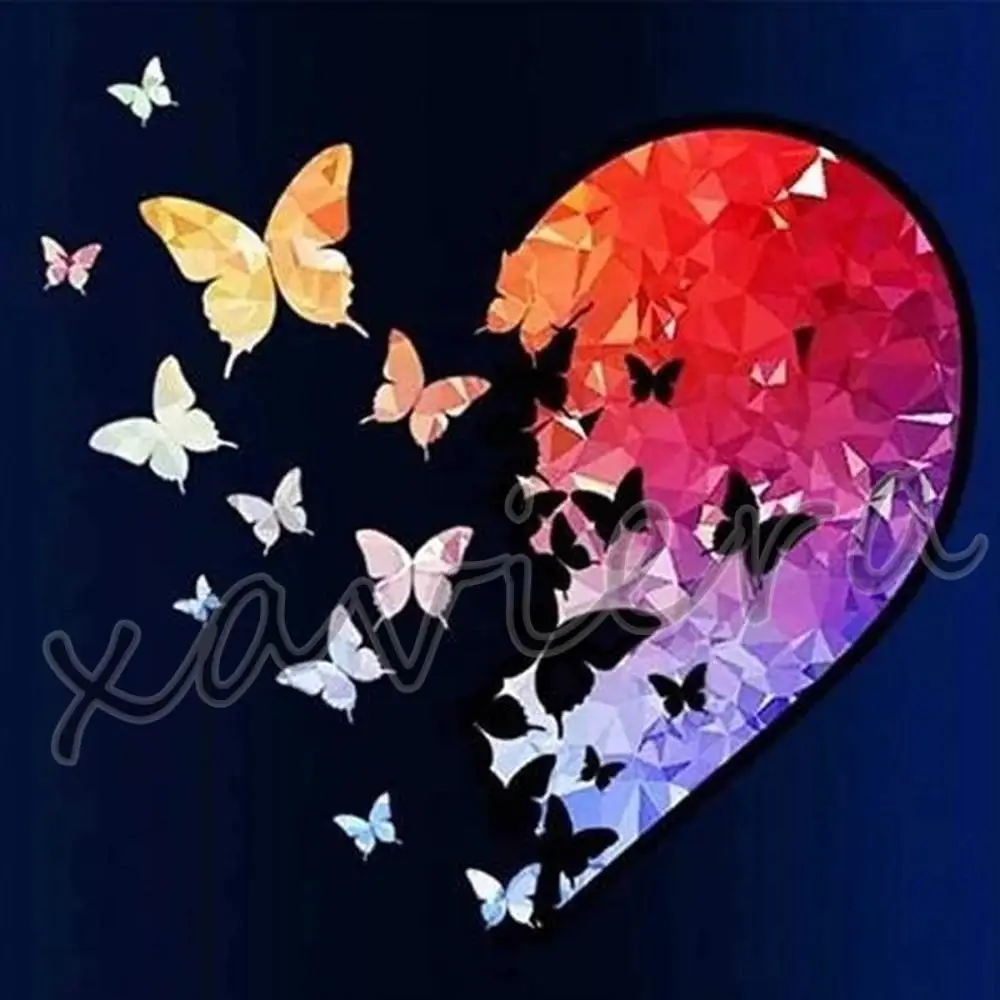 5D Diy Diamond Painting Love Butterfly Diamond Embroidery Full Round Drill Mosaic Rhinestone Cross Stitch Home Wall Decoration
5D Diy Diamond Painting Love Butterfly Diamond Embroidery Full Round Drill Mosaic Rhinestone Cross Stitch Home Wall Decoration