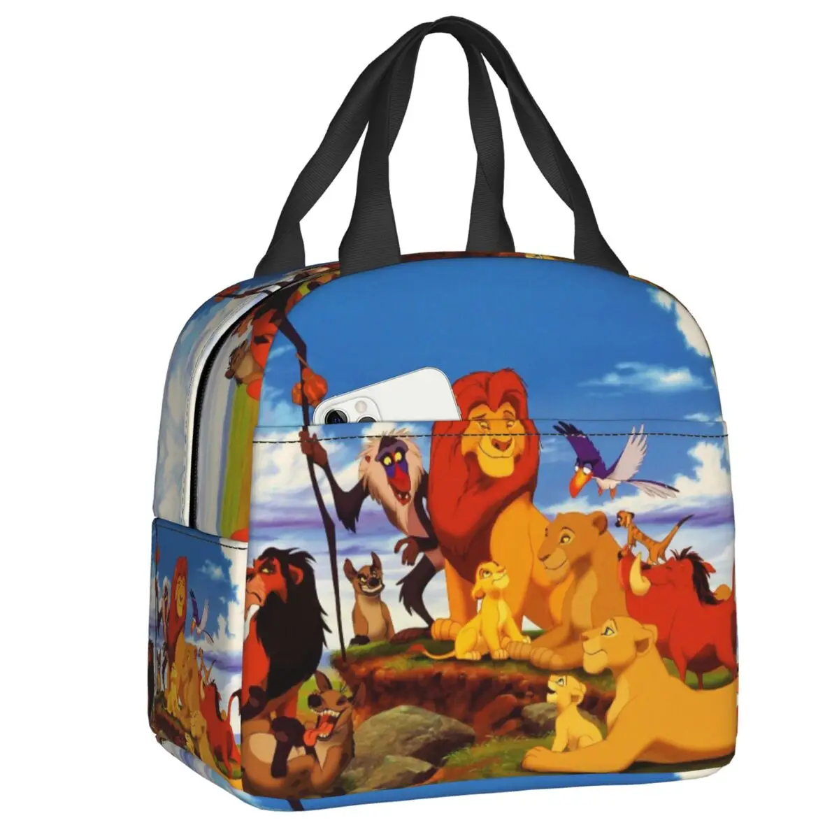 The Lion King Simba Thermal Insulated Lunch Bags Cartoon Movie Portable Lunch Container for Kids School Multifunction Food Box
The Lion King Simba Thermal Insulated Lunch Bags Cartoon Movie Portable Lunch Container for Kids School Multifunction Food Box