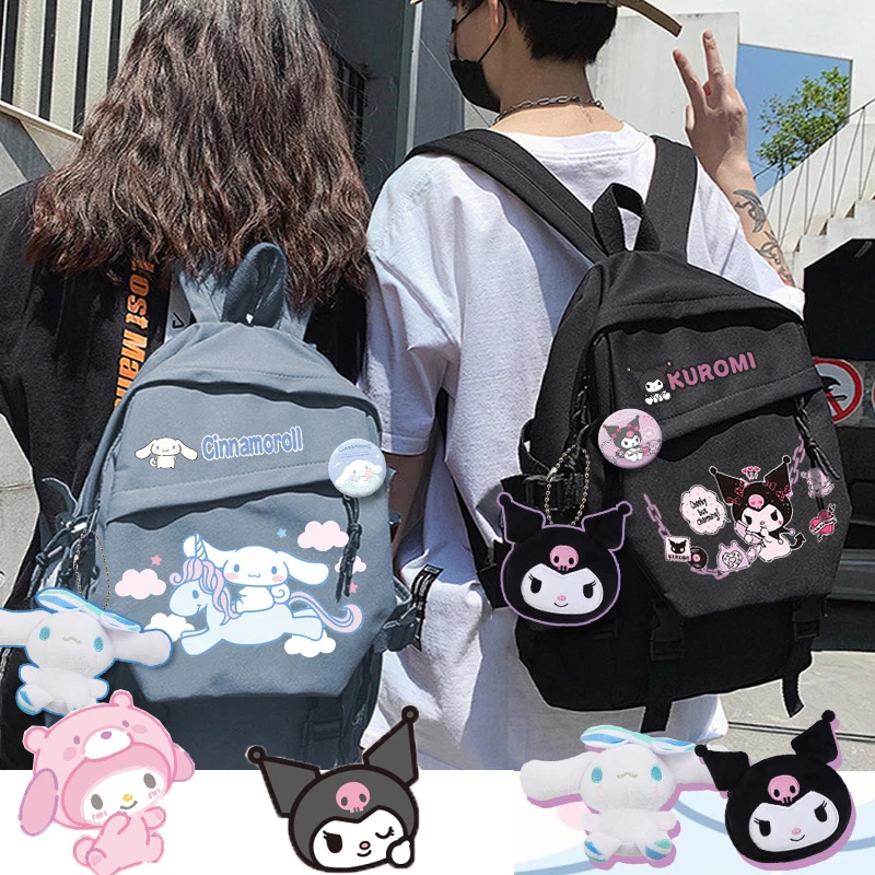 Kawaii Sanrios Kuromi My Melody Woman Backpack Schoolbag Multi-Function Leisure Travel Bag 16 inches Laptop Book Pack plush Toy
Kawaii Sanrios Kuromi My Melody Woman Backpack Schoolbag Multi-Function Leisure Travel Bag 16 inches Laptop Book Pack plush Toy