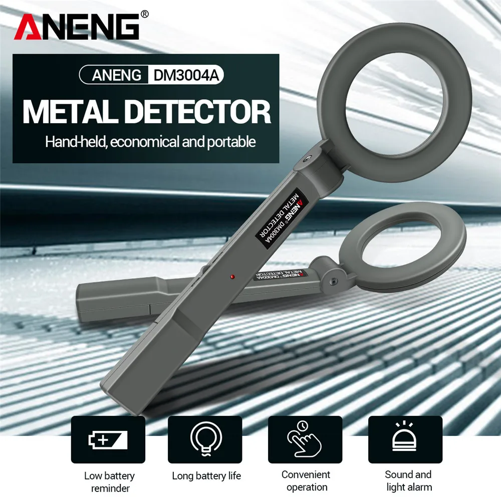 Портативный ANENG DM3004A металлоискатель Высокая чувствительность инструменты для поиска тела ручной Контролер безопасности Супер сканер инструмент Finder
Портативный ANENG DM3004A металлоискатель Высокая чувствительность инструменты для поиска тела ручной Контролер безопасности Супер сканер инструмент Finder