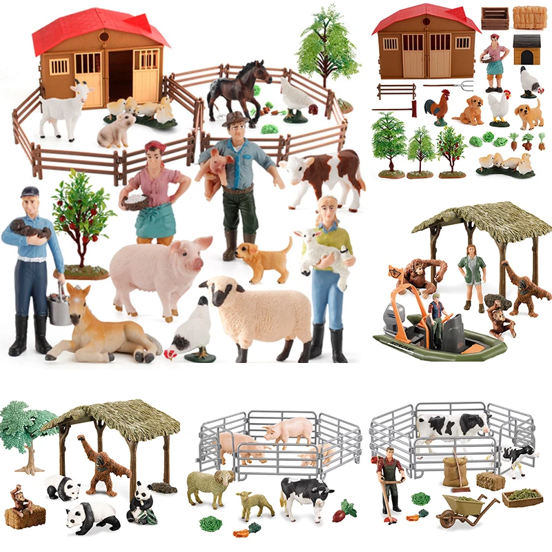 Simulation Farm Mini Cowshed Scene Ornaments Fence Plastic PVC Miniatures Model Horse Wild Animal Figure Toy Kid Gift
Simulation Farm Mini Cowshed Scene Ornaments Fence Plastic PVC Miniatures Model Horse Wild Animal Figure Toy Kid Gift