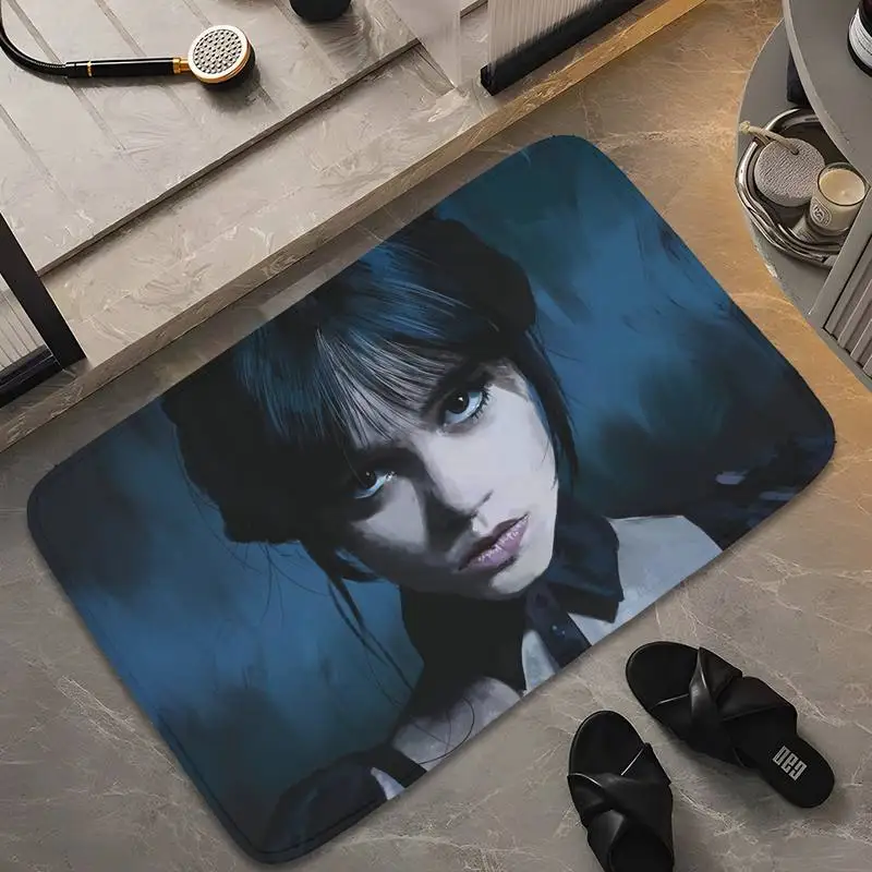 Wednesday Addams Flannel Living Room Carpet Solid Color Absorbent Front Door Mat Kids Bedroom Soft Bathroom Anti-Slip Mat
Wednesday Addams Flannel Living Room Carpet Solid Color Absorbent Front Door Mat Kids Bedroom Soft Bathroom Anti-Slip Mat