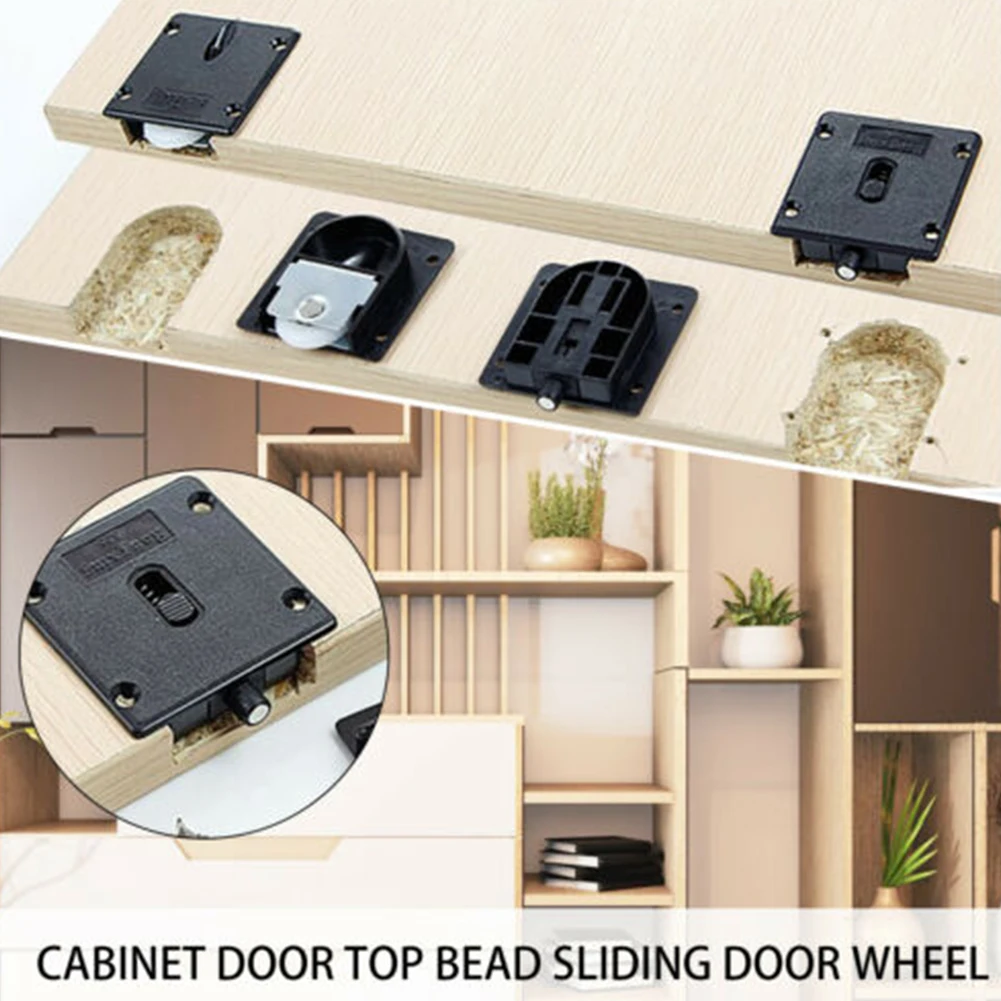 4 Pairs Cabinet Wardrobe Sliding Door Roller Wheel Adjustable Runner Gear Track Door Hardware Home Improvement Sliding Wheels
4 Pairs Cabinet Wardrobe Sliding Door Roller Wheel Adjustable Runner Gear Track Door Hardware Home Improvement Sliding Wheels