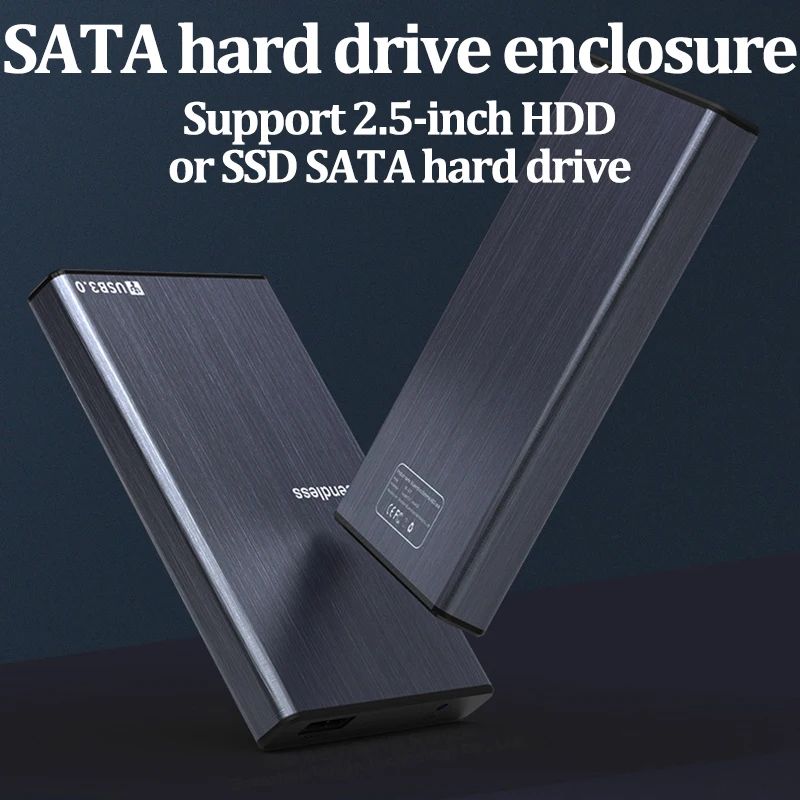 Портативный 2 5-дюймовый корпус жесткого диска SATA USB 3 0 для Micro-B Hdd Внешний жесткий