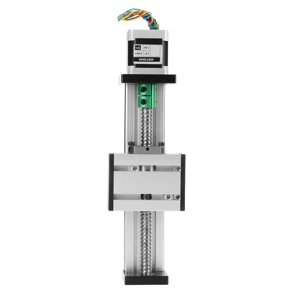 1204 Ball Screw Linear Slide Stroke Long Stage Actuator with Stepper Motor 100mm Stroke Ball
1204 Ball Screw Linear Slide Stroke Long Stage Actuator with Stepper Motor 100mm Stroke Ball