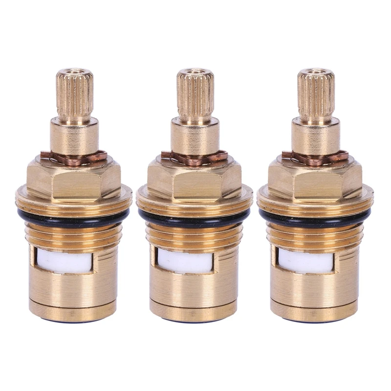 3 Pcs Replacement Brass Ceramic Disc Tap Valve Insert Gland Cartridge Quarter Turn
3 Pcs Replacement Brass Ceramic Disc Tap Valve Insert Gland Cartridge Quarter Turn