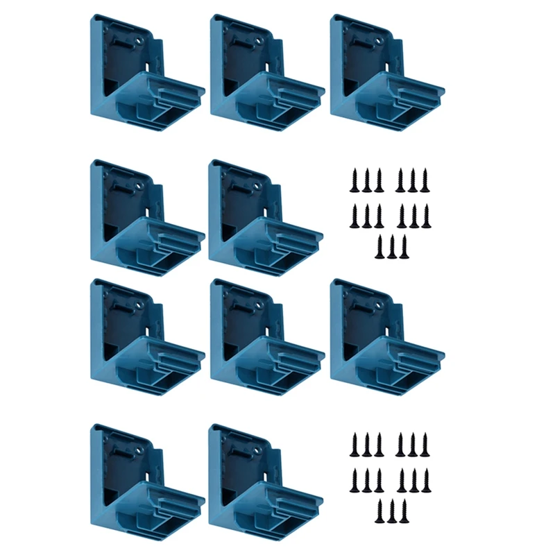 10 Pack Power Tool Battery Mount Holder For Makita 2 In 1 Stand For Makita 18V Battery Tool Storage Rack Bracket Case 
10 Pack Power Tool Battery Mount Holder For Makita 2 In 1 Stand For Makita 18V Battery Tool Storage Rack Bracket Case