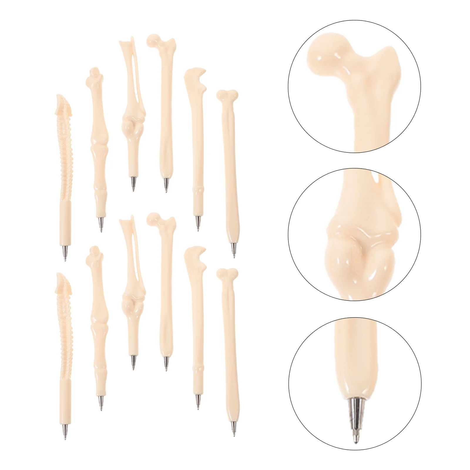 12 Pcs Bone Ballpoint Pen Writing Pens Black Ink Decorative Abs Halloween Student Festival 
12 Pcs Bone Ballpoint Pen Writing Pens Black Ink Decorative Abs Halloween Student Festival