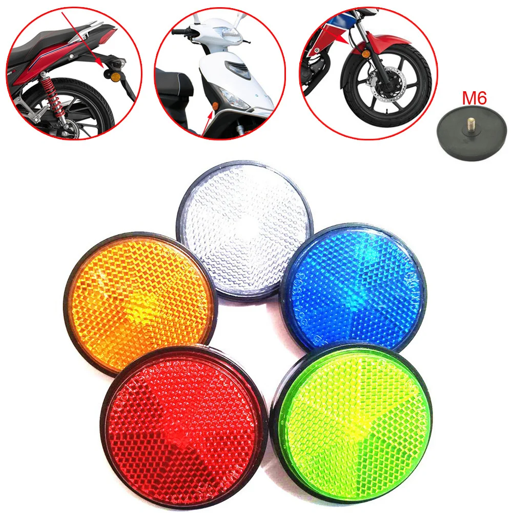 1pc Circular Reflector Universal Car Trucks Motorcycle ATV Bikes Bicycle Reflector Safety Reflector Motorcycles Accessories
1pc Circular Reflector Universal Car Trucks Motorcycle ATV Bikes Bicycle Reflector Safety Reflector Motorcycles Accessories