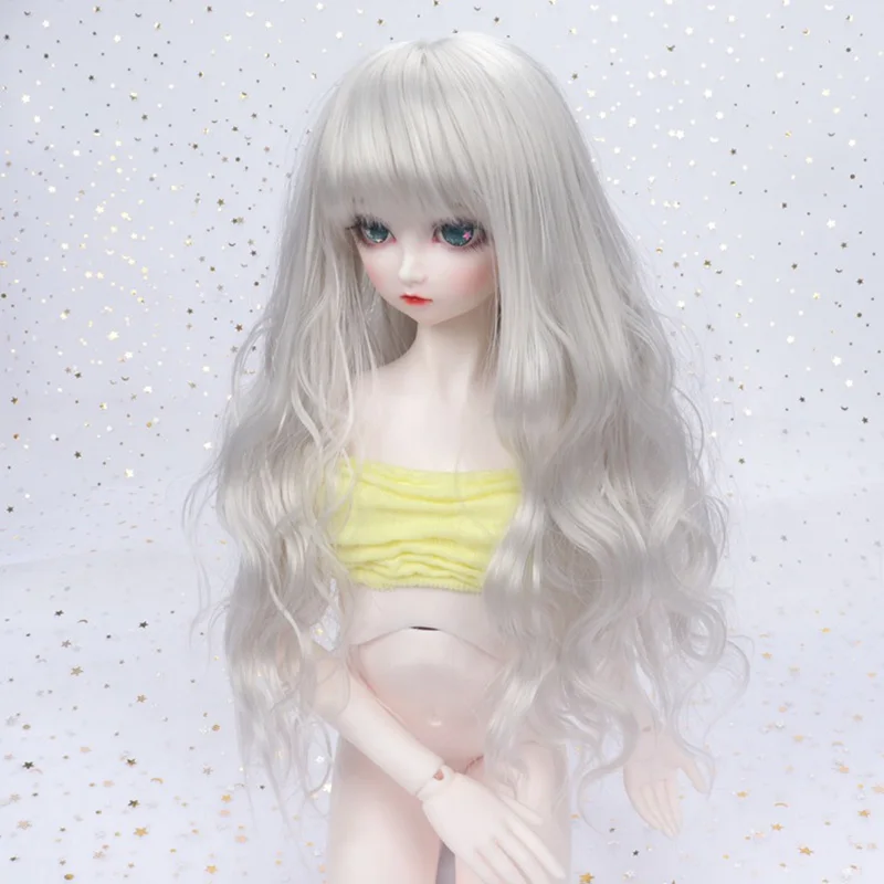 Dolls Wig for 1/3 1/4 1/6 Bjd Doll Long Curl Hair with Bangs Change Dress Up Girl Kids Diy Toys Doll Accessories
Dolls Wig for 1/3 1/4 1/6 Bjd Doll Long Curl Hair with Bangs Change Dress Up Girl Kids Diy Toys Doll Accessories