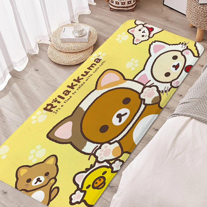 Ковер для детской комнаты R-Rilakkumas милый мультяшный Детский ковер спальни коврик