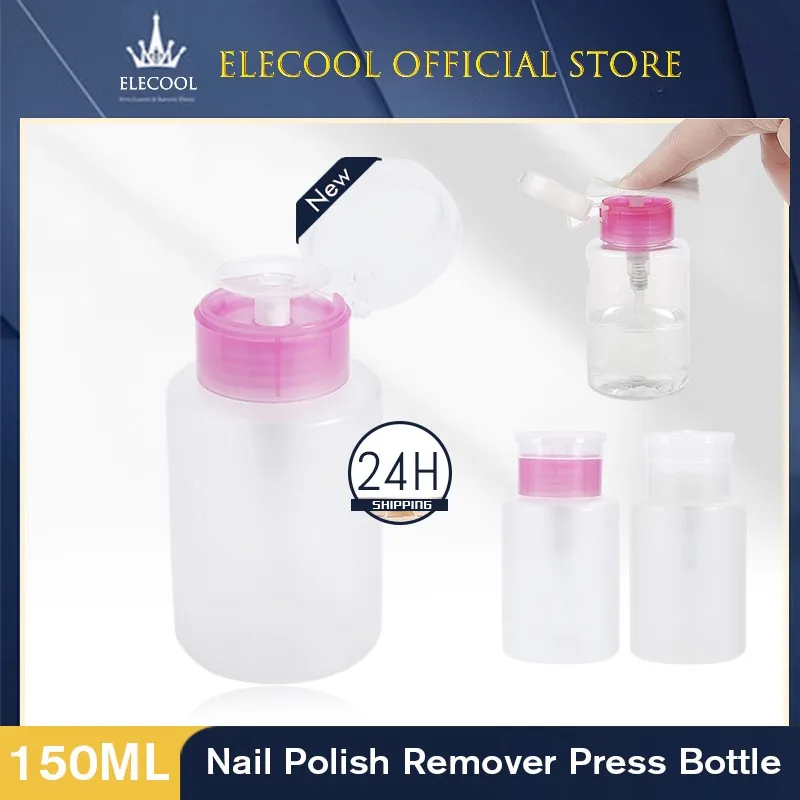 1pc Portable 150ml Empty Plastic Nail Polish Remover Alcohol Liquid Press Pumping Dispenser Bottle Nail Art UV Gel Cleaner Tool
1pc Portable 150ml Empty Plastic Nail Polish Remover Alcohol Liquid Press Pumping Dispenser Bottle Nail Art UV Gel Cleaner Tool