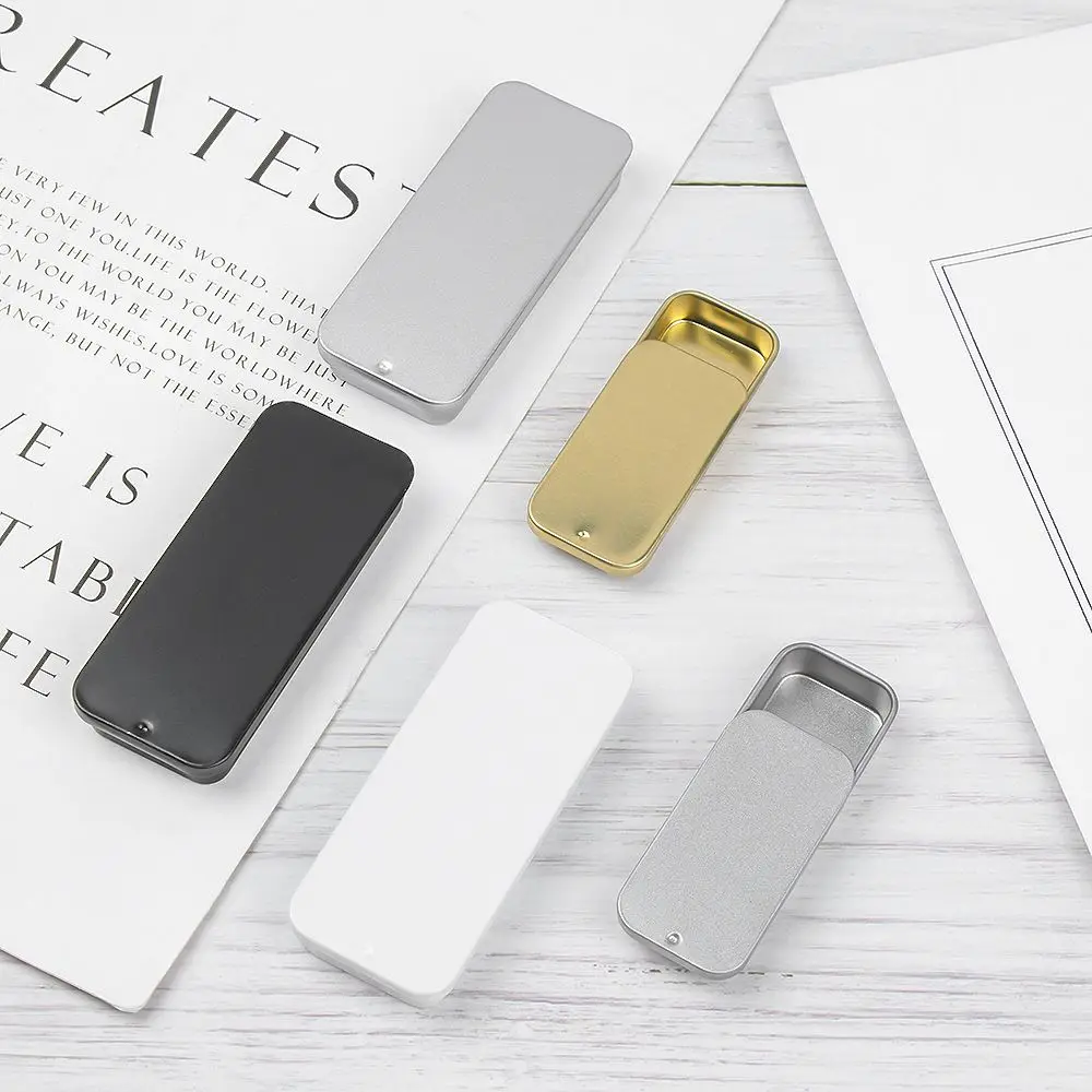 1pc Multi Size Mini Iron Box Slide Rectangular Empty Tins Storage Box Wedding Jewelry Pill Cases Portable Tin Boxes Container
1pc Multi Size Mini Iron Box Slide Rectangular Empty Tins Storage Box Wedding Jewelry Pill Cases Portable Tin Boxes Container