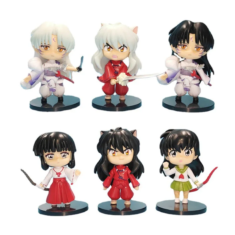Экшн-фигурка Inuyasha из ПВХ 6 шт./лот 10 см, аниме Sesshoumaru, Коллекционная модель, кукла, игрушки, подарок
Экшн-фигурка Inuyasha из ПВХ 6 шт./лот 10 см, аниме Sesshoumaru, Коллекционная модель, кукла, игрушки, подарок