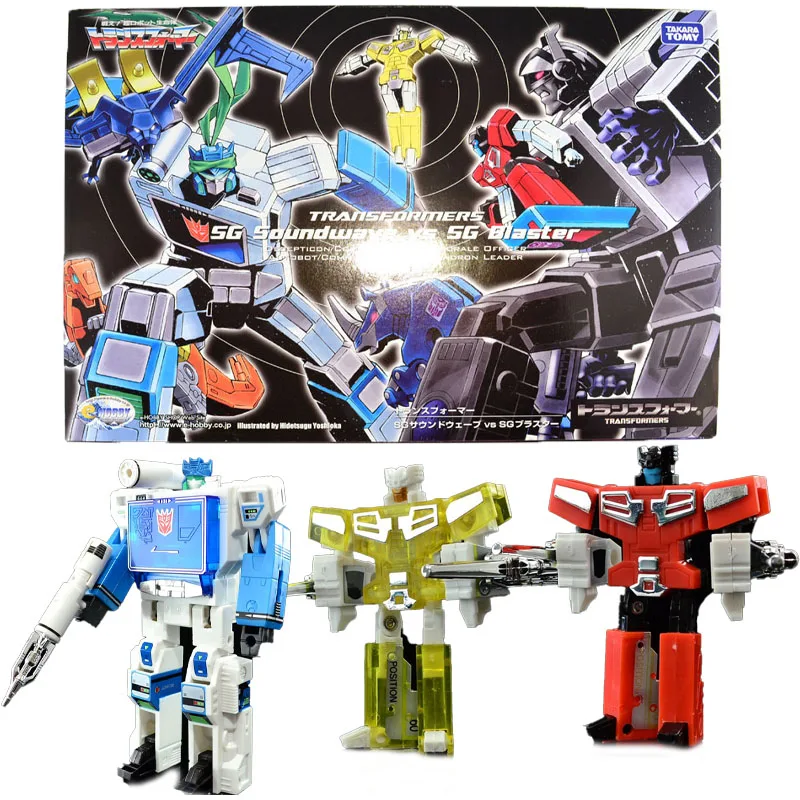 

Takara Tomy Tf / Reprint Vse Set (Sg Sound Wave Vssg Blaster) E Hobi Limited with Comic