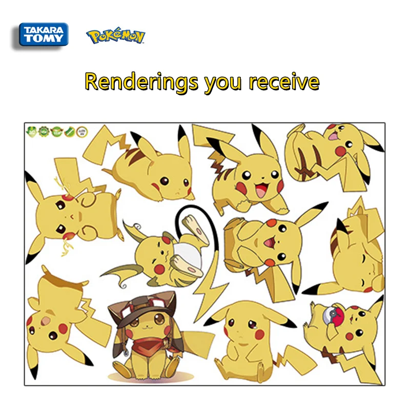 Japanese anime Pokemon Pikachu luggage stickers notebook motorcycle wall stickers guitar stickers DIY waterproof stickers
Japanese anime Pokemon Pikachu luggage stickers notebook motorcycle wall stickers guitar stickers DIY waterproof stickers