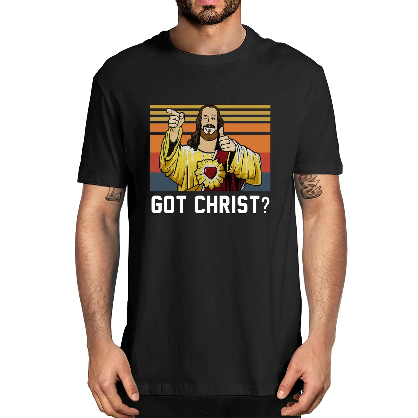 Unisex Got Christ Jesus Buddy Christ Funny Comedy Movie Vintage Men's100% Cotton T-Shirt Women Top Tee Gifts Classic
Unisex Got Christ Jesus Buddy Christ Funny Comedy Movie Vintage Men's100% Cotton T-Shirt Women Top Tee Gifts Classic