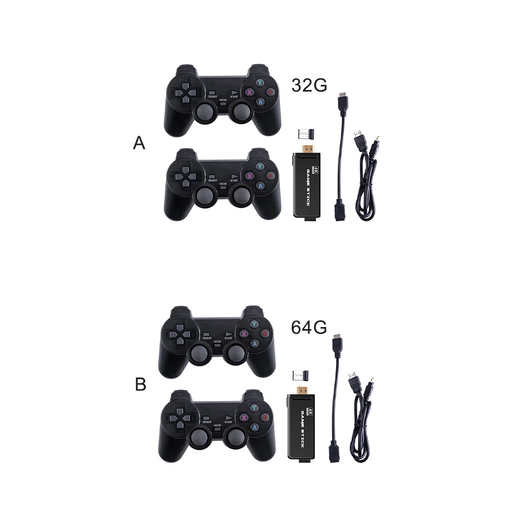 Portable 4K TV Video Game Console With 2.4G Wireless Controller Support CPS PS1 Classic Games Retro Game Console 32G 64G
Portable 4K TV Video Game Console With 2.4G Wireless Controller Support CPS PS1 Classic Games Retro Game Console 32G 64G