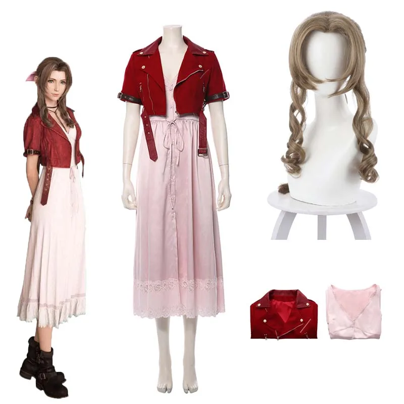 Костюм для косплея последний Фэнтези VII Aerith gainya FF 7, женский костюм для косплея для девочек и взрослых, карнавальный костюм на Хэллоуин с пари...
Костюм для косплея последний Фэнтези VII Aerith gainya FF 7, женский костюм для косплея для девочек и взрослых, карнавальный костюм на Хэллоуин с пари...