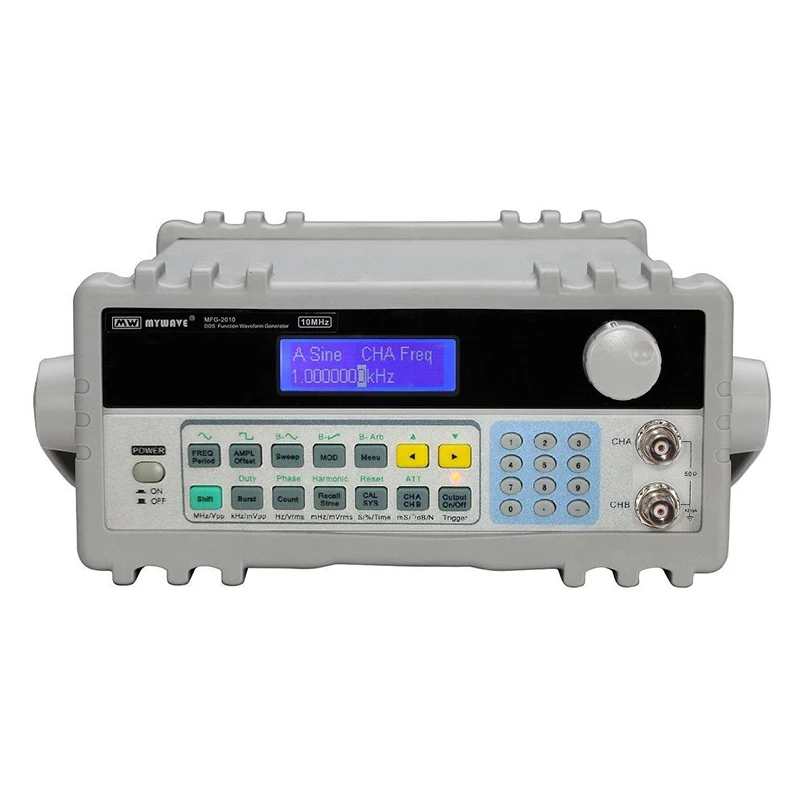 MFG-2060 DDS Function Signal Generator Arbitrary Waveform Generator 180MSa/s 10bits Frequency Meter VCO 60MHz
MFG-2060 DDS Function Signal Generator Arbitrary Waveform Generator 180MSa/s 10bits Frequency Meter VCO 60MHz