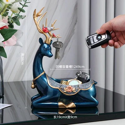 Key Mobile Phone Earring Necklace Watch Home Deer Storage Decoration, Coffee Table Dressing Table TV Cabinet Creative Decoration
Key Mobile Phone Earring Necklace Watch Home Deer Storage Decoration, Coffee Table Dressing Table TV Cabinet Creative Decoration