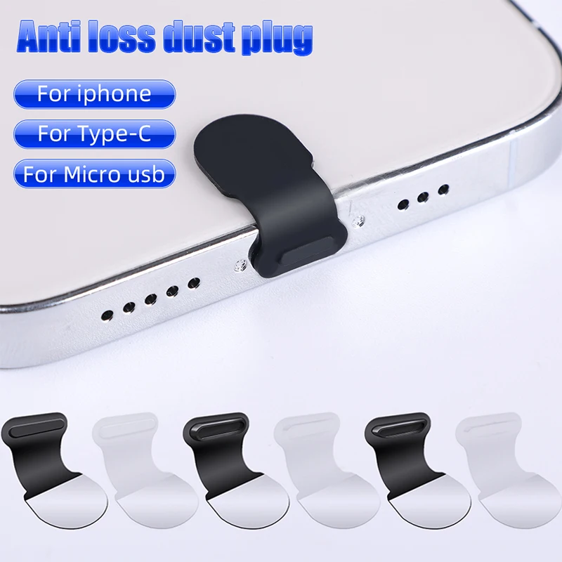 Loss-proof Silicone Phone Dust Plug Dustproof Cover for IPhone Charging Port Type-C Dust Plug Mirco USB Charging Port Protector
Loss-proof Silicone Phone Dust Plug Dustproof Cover for IPhone Charging Port Type-C Dust Plug Mirco USB Charging Port Protector