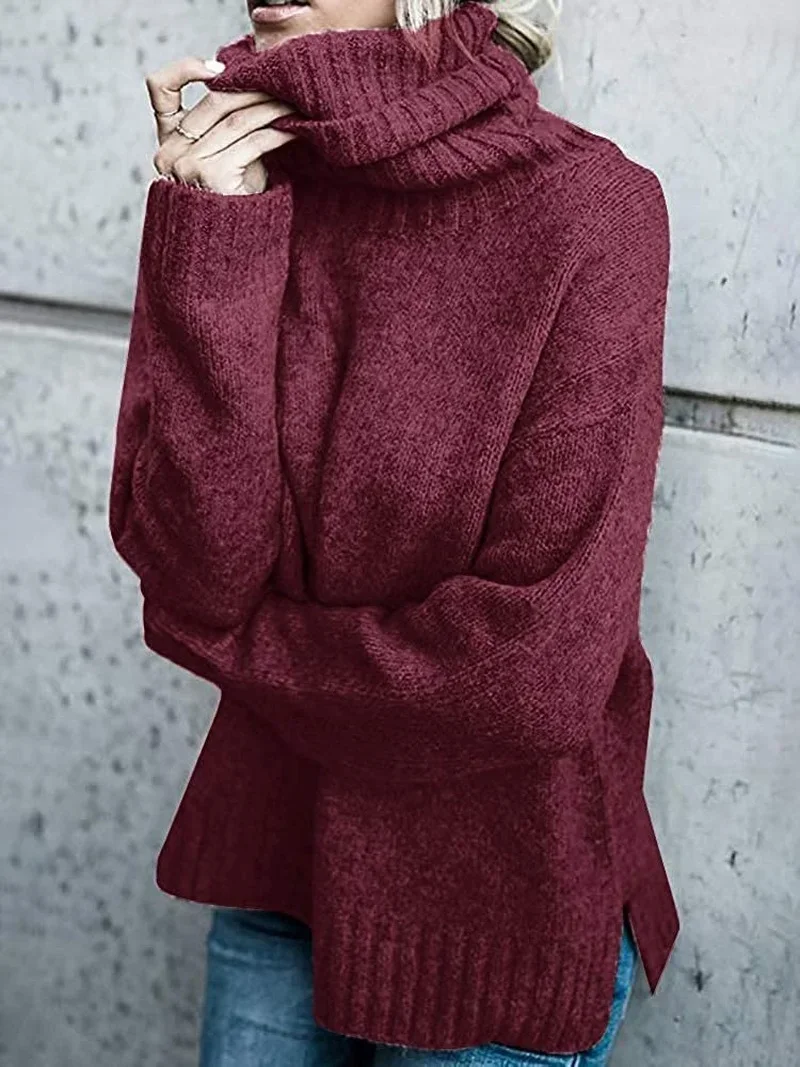 turtle neck sweater winter women thick knit pullovers autumn full sleeve knitted pullover sweaters women oversized sweater pull
turtle neck sweater winter women thick knit pullovers autumn full sleeve knitted pullover sweaters women oversized sweater pull