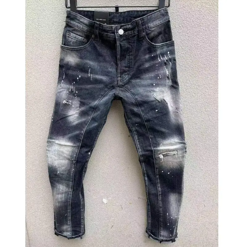 Men's Fashion Casual Hole Spliced Spray Painted Jeans Trendy High Street Denim Fabric Pants T155
Men's Fashion Casual Hole Spliced Spray Painted Jeans Trendy High Street Denim Fabric Pants T155
