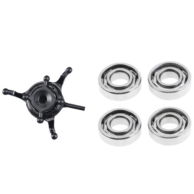 K100.007 под тарелкой для Wltoys с 4 подшипниками для Wltoys V911S V977 V988 обновленные детали для вертолета на дистанционном управлении